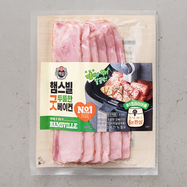 잘나가는 백설 햄스빌 두툼한 굿 베이컨, 340g, 1개 추천합니다