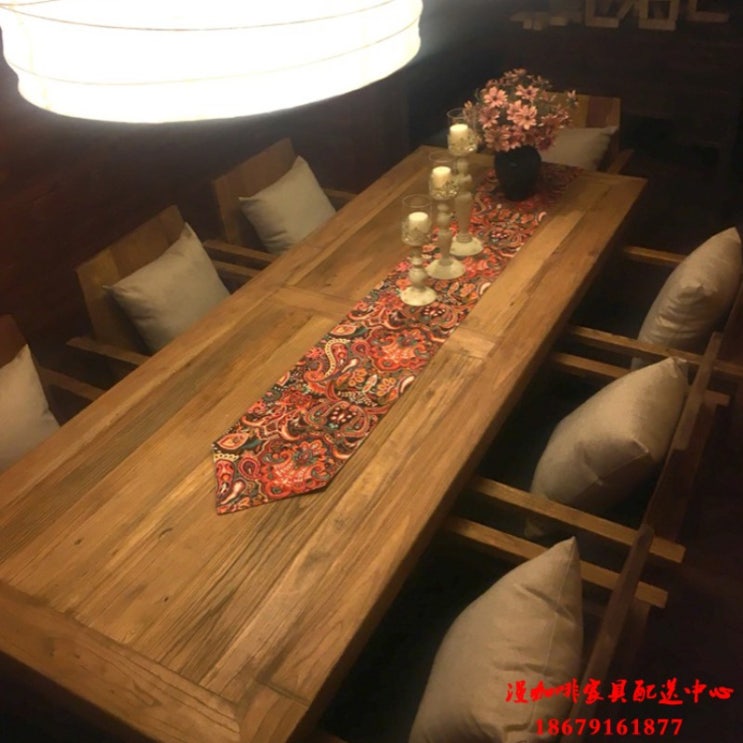 가성비 뛰어난 북유럽 고목 식탁 카페 레스토랑 긴 테이블, 10인용300X90X75 추천해요 가성비 뛰어난 북유럽 고목 식탁 카페 레스토랑 긴 테이블, 10인용300X90X75 추천해요