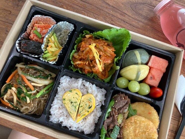  가성비도시락 후식까지 알찬 구성! 단체도시락으로 안성맞춤