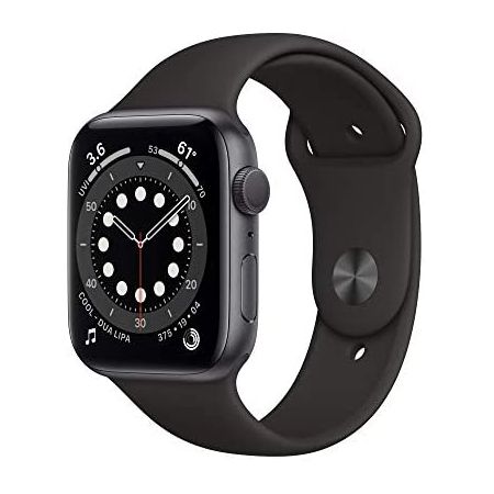 잘팔리는 [아마존베스트]New AppleWatch Series 6 (GPS 44mm) - Space Gray Aluminum Case with Black Sport Band, 상세