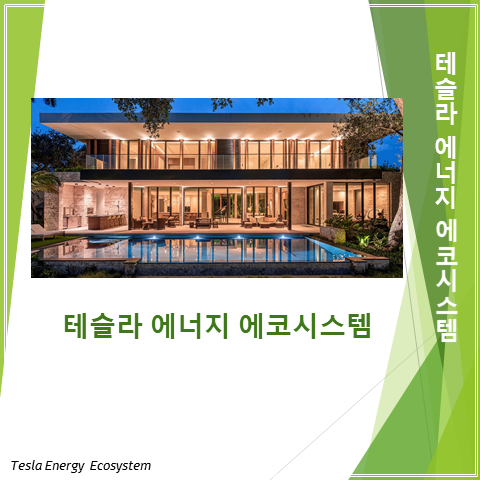  럭셔리 주택단지에 들어가는 테슬라 에너지 에코시스템