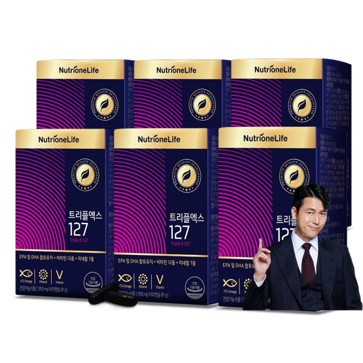 구매평 좋은 뉴트리원 면역 영양제 피로 개선 멀티비타민+미네랄+오메가3 3중 복합기능성 기초 건강 종합비타민 + 활력환, 6box 좋아요 구매평 좋은 뉴트리원 면역 영양제 피로 개선 멀티비타민+미네랄+오메가3 3중 복합기능성 기초 건강 종합비타민 + 활력환, 6box 좋아요