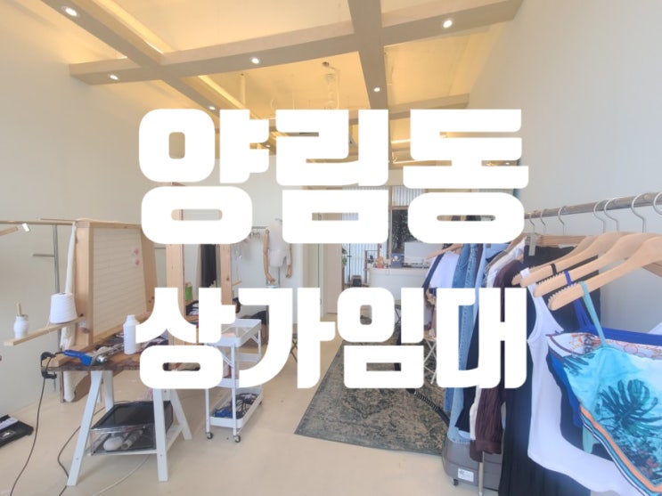  양림동 상가임대 도로변