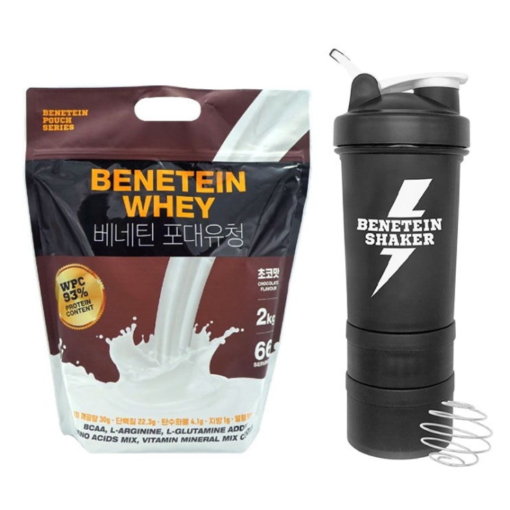 선호도 높은 베네틴 포대유청 초코맛 2kg + 쉐이커 블랙, 1세트 ··· 선호도 높은 베네틴 포대유청 초코맛 2kg + 쉐이커 블랙, 1세트 ···