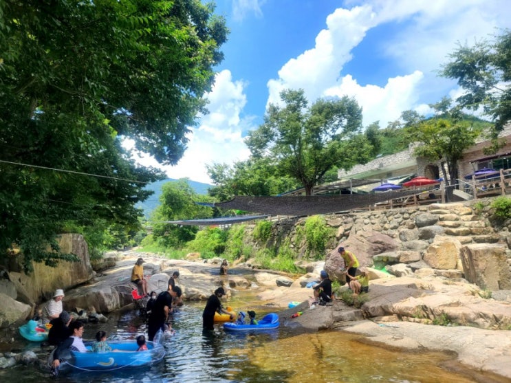  [울산]울산 작천정 계곡 평상/물놀이 하기 좋은 백숙집 반석촌!