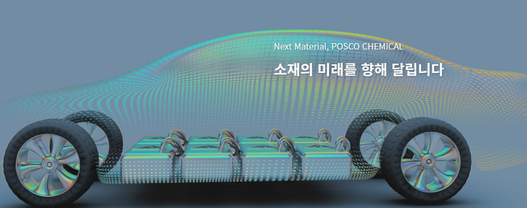  포스코케미칼 주가 횡보 중