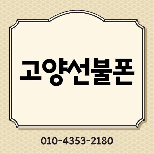  고양선불폰 GS25 편의점 유심으로비대면 개통