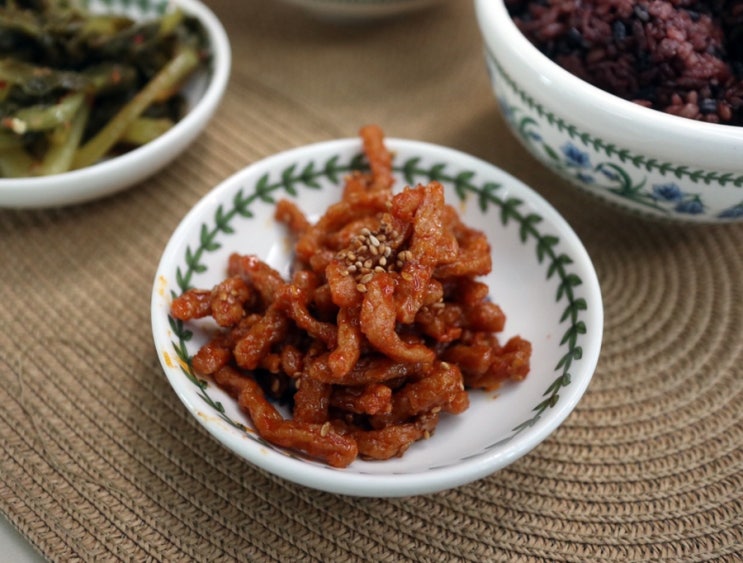  비건반찬 쏘이마루 고추장 진미조림 맛있어요