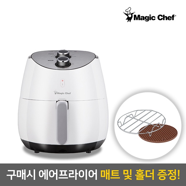 구매평 좋은 매직쉐프 에어프라이어 MEA-B50MW/B 대용량 5L, MEA-B50MW, 화이트 좋아요