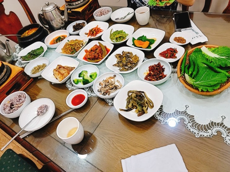  수원 돌솥밥 한정식 맛집 이목동 약수터