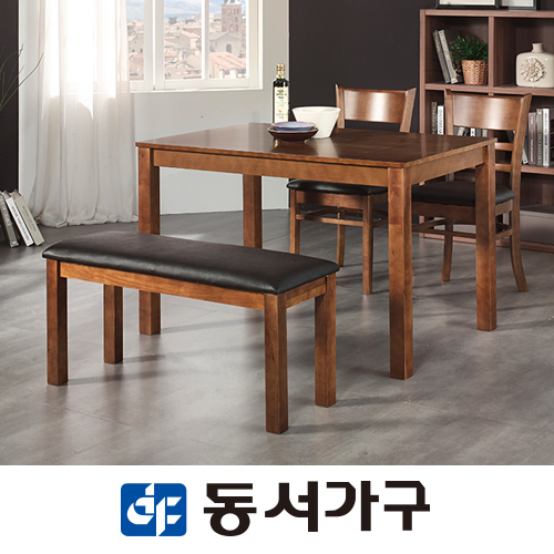 많이 팔린 동서가구 LV모던 벤치 식탁 DF632623, 4인용, 엔틱 좋아요