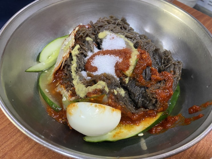  [잠실 맛집] 설탕을 넣어먹는 해주냉면본점, 숙취해소로 추천