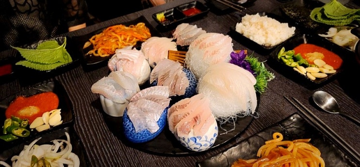  대구 율하동 맛집, 바다의마음(횟집, 활어회, 매운탕, 물회)