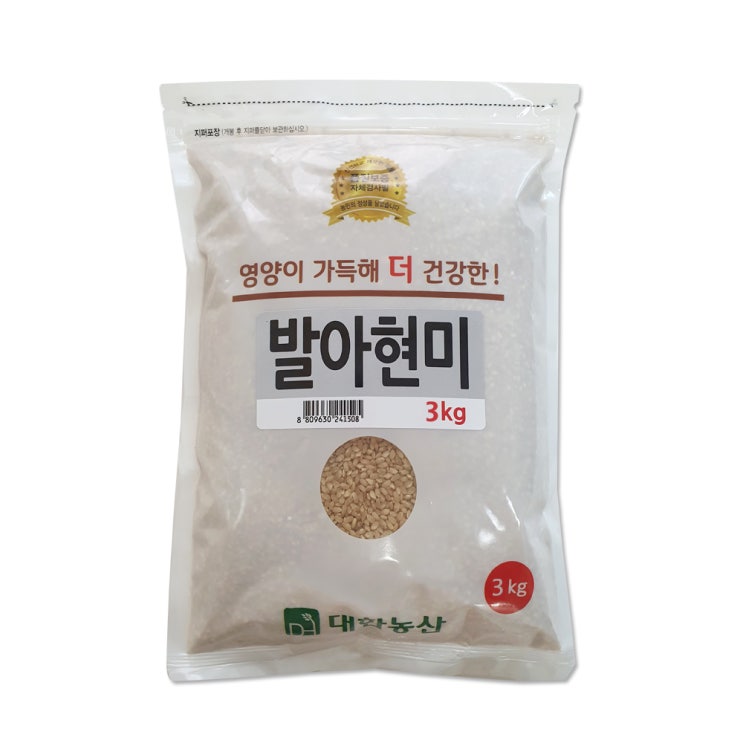 후기가 좋은 대한농산 발아현미, 1개, 3kg 추천해요 후기가 좋은 대한농산 발아현미, 1개, 3kg 추천해요