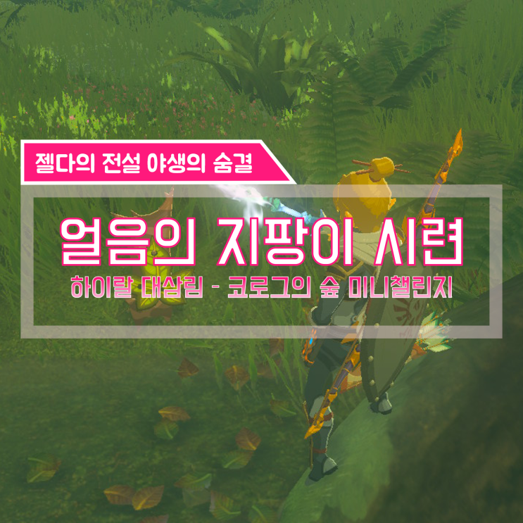  [젤다의전설 야생의숨결 공략] (111) 하이랄 대삼림 - 얼음의 지팡이 시련 (코로그의 숲 미니 챌린지)