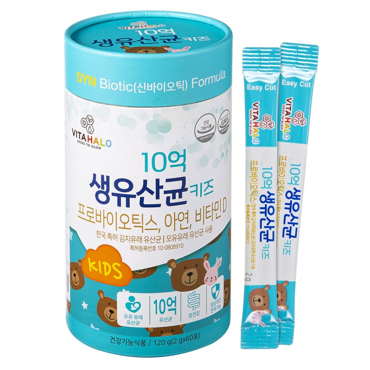 당신만 모르는 비타할로 10억 생유산균 키즈, 2g, 60포 ··· 당신만 모르는 비타할로 10억 생유산균 키즈, 2g, 60포 ···