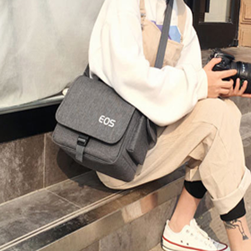  가성비 뛰어난 콩 DSLR 기본 스트랩 카메라가방 M, 그레이 추천합니다
