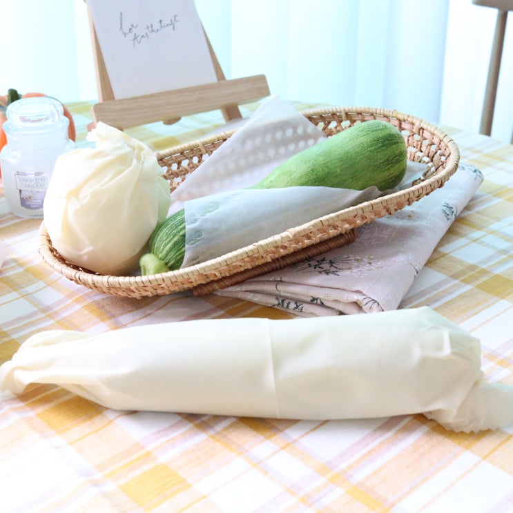  오늘습관 다시쓰는 밀랍랩으로 일회용품 줄이기