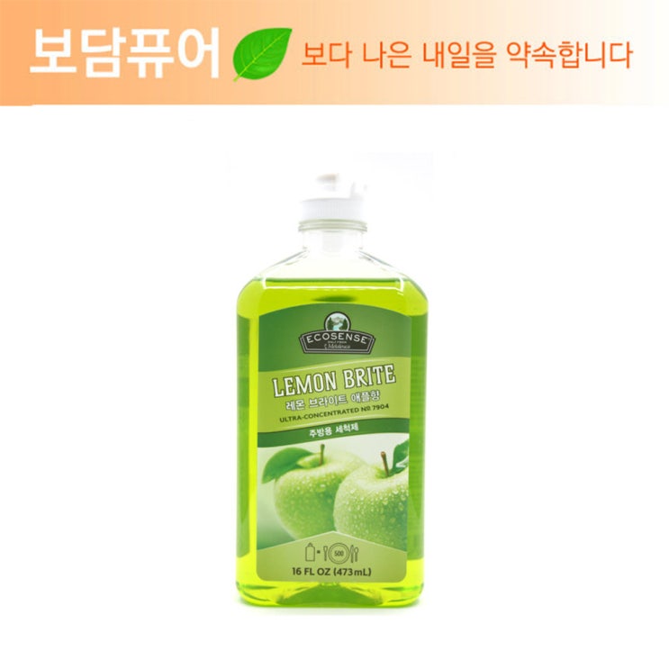 많이 팔린 멜라루카 주방세제레몬브라이트 473ml 애플향, 1개 ···