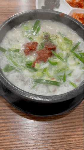  [내돈내산] 재택근무 중 집앞에서 간단히 청국장, 순대국으로 점심(계경순대국, 콩밭뜰)