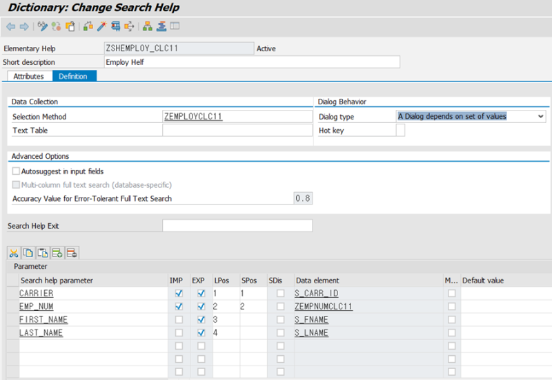 [ABAP] Search Help / Help View : 네이버 블로그