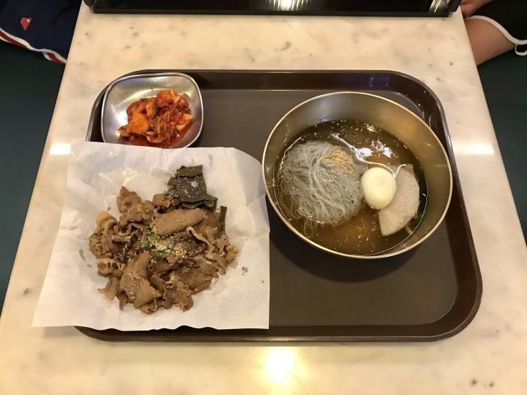 여주프리미엄아울렛 테이스트빌리지 화니반상 직화돼지불고기 수제냉면
