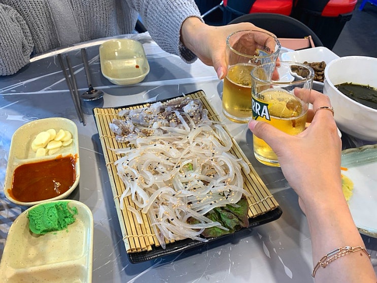 [맛집/광주] 싱싱해서 달달한 오징어회가 있는 곳 '서해수산 봉선직영점'