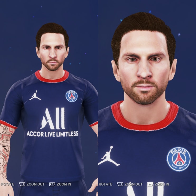  메시 PSG 이적 CAW
