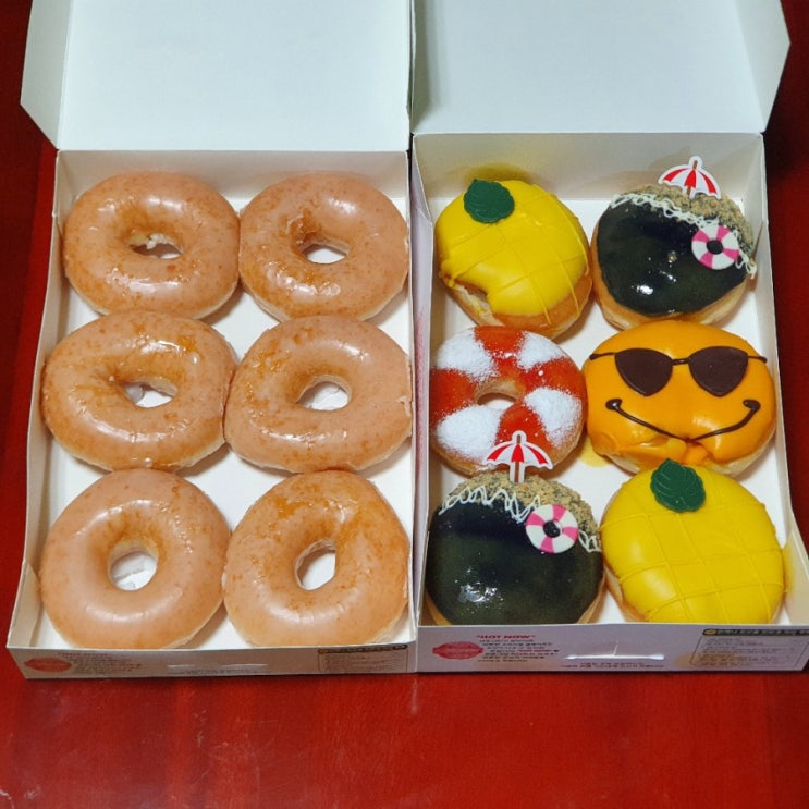  [먹거리 리뷰] 크리스피크림도넛 화곡역점 썸머 바이브 더즌 먹어본 후기