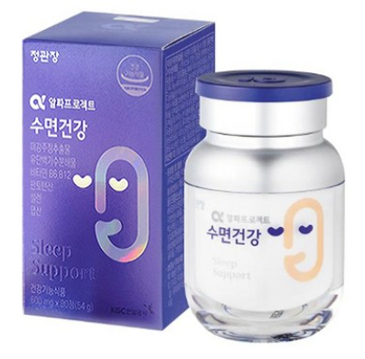 꿀잠엔, 정관장 수면건강!