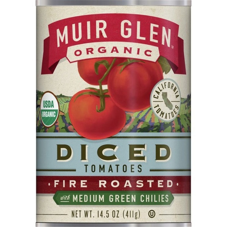 후기가 정말 좋은 Muir Glen 오가닉 다이스드 토마토 통조림 파이어 로스티드 with 미디엄 그린 칠리, 411g, 1개 좋아요 후기가 정말 좋은 Muir Glen 오가닉 다이스드 토마토 통조림 파이어 로스티드 with 미디엄 그린 칠리, 411g, 1개 좋아요