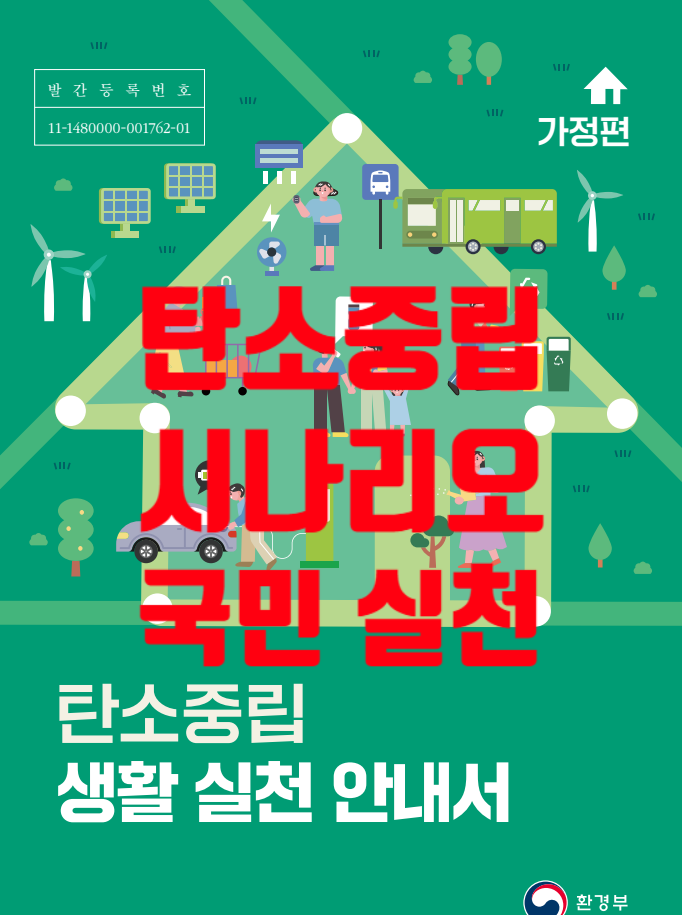  2050 탄소중립 시나리오 관련 국민 실천 안내서 발간~
