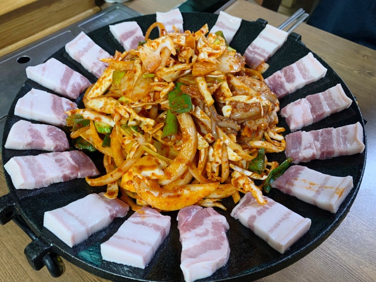  [평택맛집/진위맛집 삼보가든] 낙지삼겹살철판볶음, 돼지비지찌개 재방문의사 100%