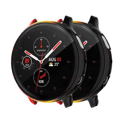 선호도 높은 스마트워치 레인보우 케이스 40mm 2p, 레드블랙 좋아요 선호도 높은 스마트워치 레인보우 케이스 40mm 2p, 레드블랙 좋아요