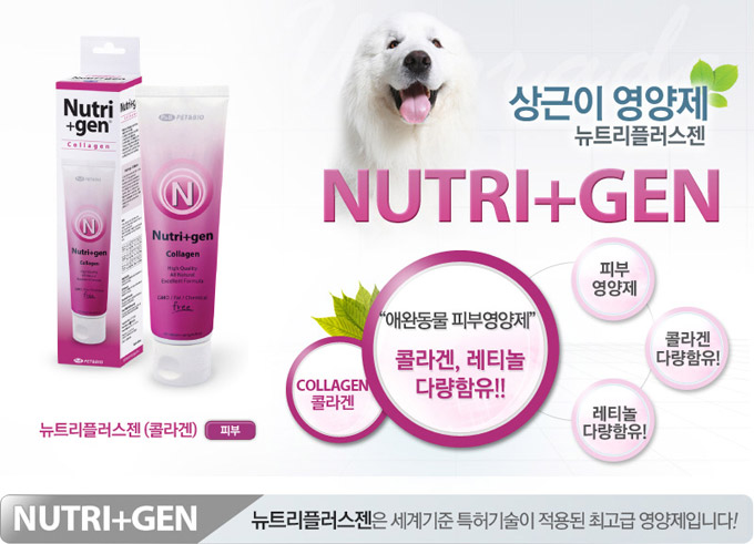  뉴트리젠 콜라겐 강아지피부영양제!