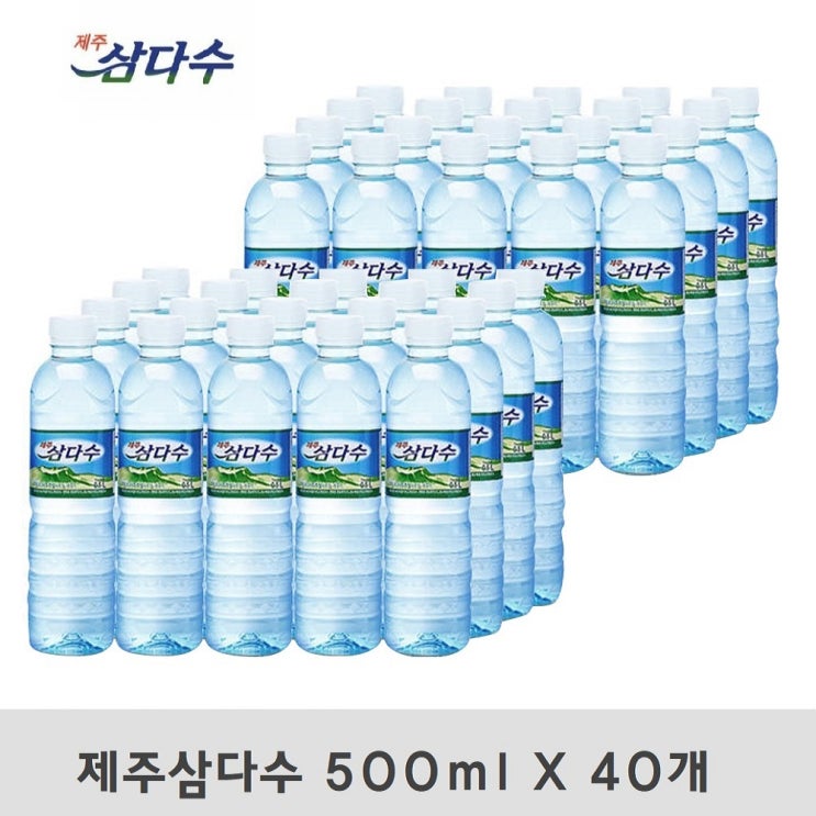 인기있는 제주삼다수 500ml, 본상품선택, 40입 좋아요