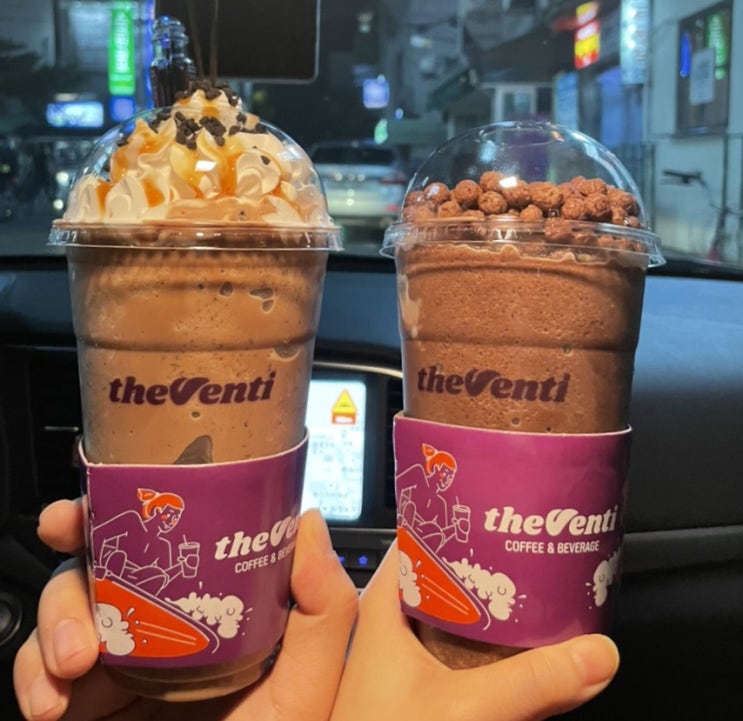  더벤티 코코초코 프라페 둔촌동역점 초코맛이 일품이네