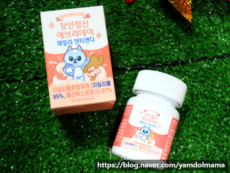  자일리톨캔디 장인정신 에브리데이 패밀리 덴티캔디로 충치예방