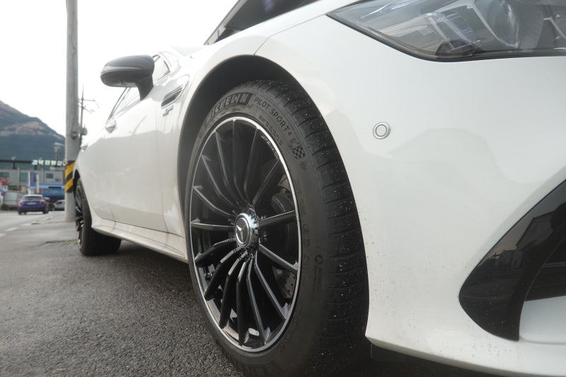 남양주 불암산로 / 휠복원/도색 / 블랙 투톤 림끝 컷팅 / 벤츠 / AMG GT