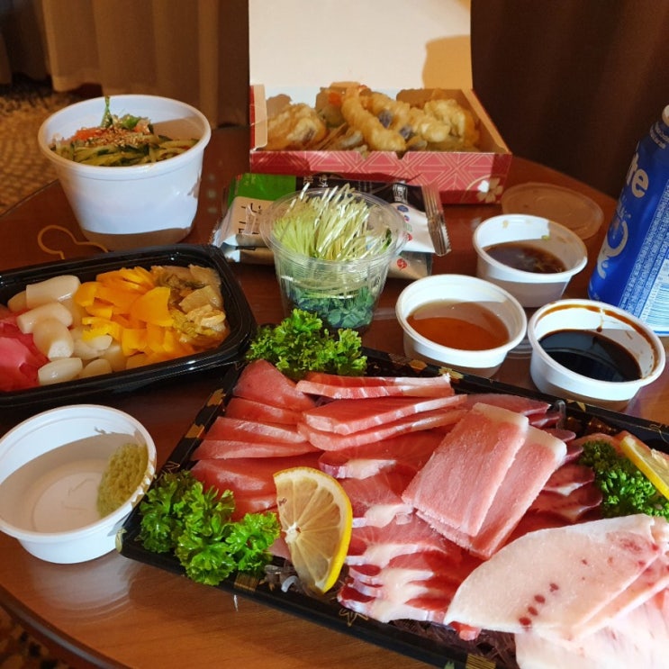  김해 배달, 포장 본참치 / 카페 케미