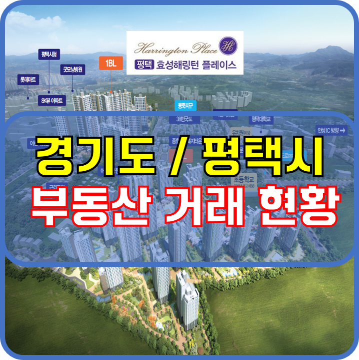 경기도 / 평택시 / 효성해링턴플레이스 부동산 거래 현황