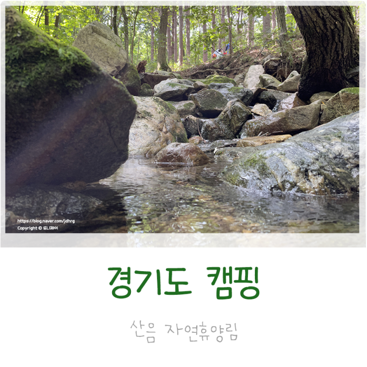  산음 자연휴양림 경기도 계곡이 있는 캠핑장