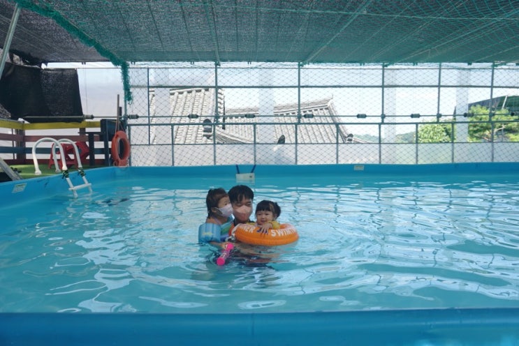  파주 별빛 캠핑 식당 서울근교 어린이 야외 수영장 가족 여름휴가 보내기 좋아요