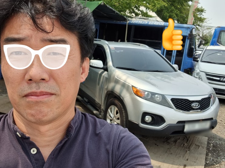  매매상보다 더 좋은 가격을 주고 매입한 쏘렌토 r (중고 수출)
