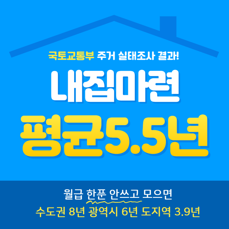 수도권에서 월급 한푼 안쓰고 내 집 마련에 8년이면 됩니다!