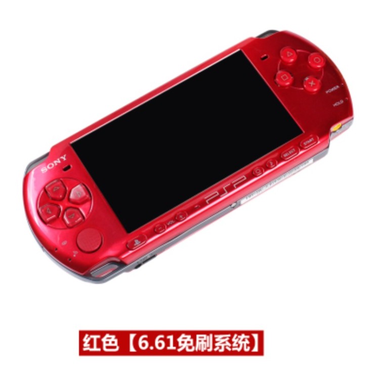 가성비 뛰어난 소니 PSP3000 레트로 게임기 콘솔 홍콩판, 빨간 + 패키지 3 + 홍콩 버전 추천합니다