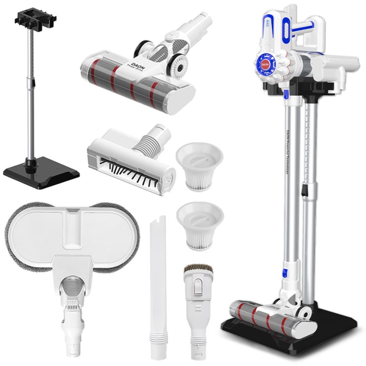 후기가 좋은 다온 2021년형 최신상 파워풀K7 무선청소기(물걸레키트+스텐드 거치대+침구 전동브러시+헤파필터 2개+틈새브러쉬+멀티브러쉬) 추천합니다