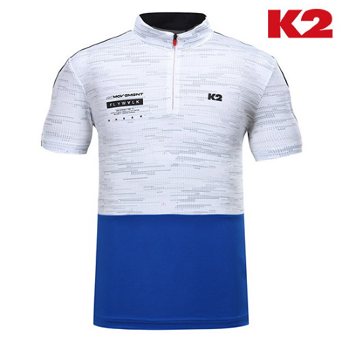 최근 많이 팔린 K2 [K2] 남성 OSSAK 오싹 배색 집업 반팔 티셔츠 KMM19281_W3 추천합니다