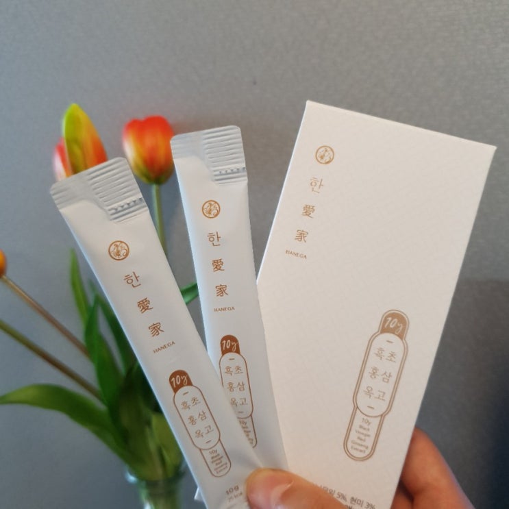  10년산 흑초와 6년근홍삼의 만남 홍초홍삼옥고 스틱 추석선물 추천:))