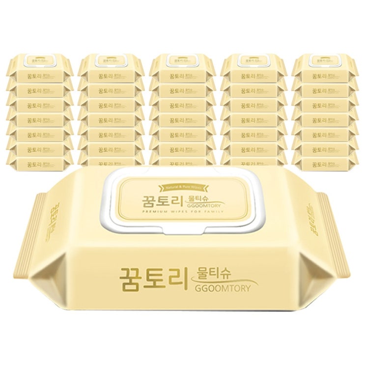 많이 팔린 꿈토리물티슈 더 도톰한 골드 캡형 엠보싱, 60매, 10개 ··· 많이 팔린 꿈토리물티슈 더 도톰한 골드 캡형 엠보싱, 60매, 10개 ···